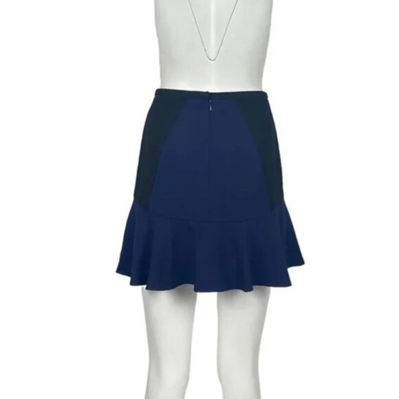 H&M Color Block Skirt Blue/Black Size 4 - Picture 3 of 3